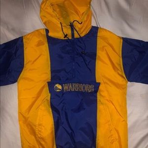 NBA golden state warriors windbreaker